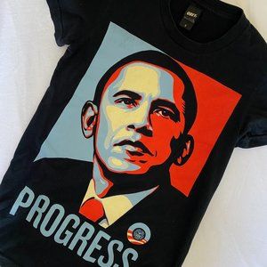 OBEY Obama Progress Presidential Campaign Shirt